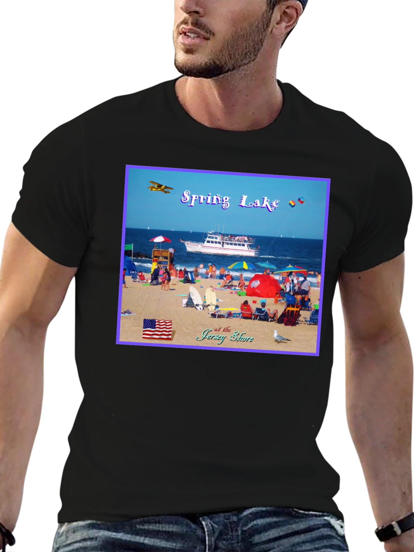 Spring Lake Jersey Shore Graphic T-Shirt