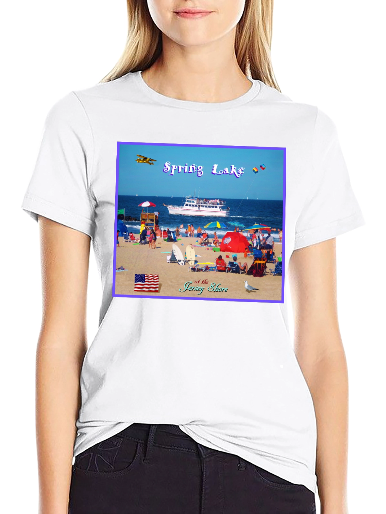 Spring Lake Jersey Shore Graphic T-Shirt
