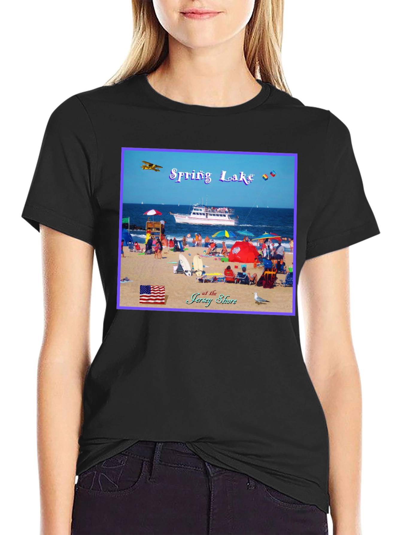 Spring Lake Jersey Shore Graphic T-Shirt