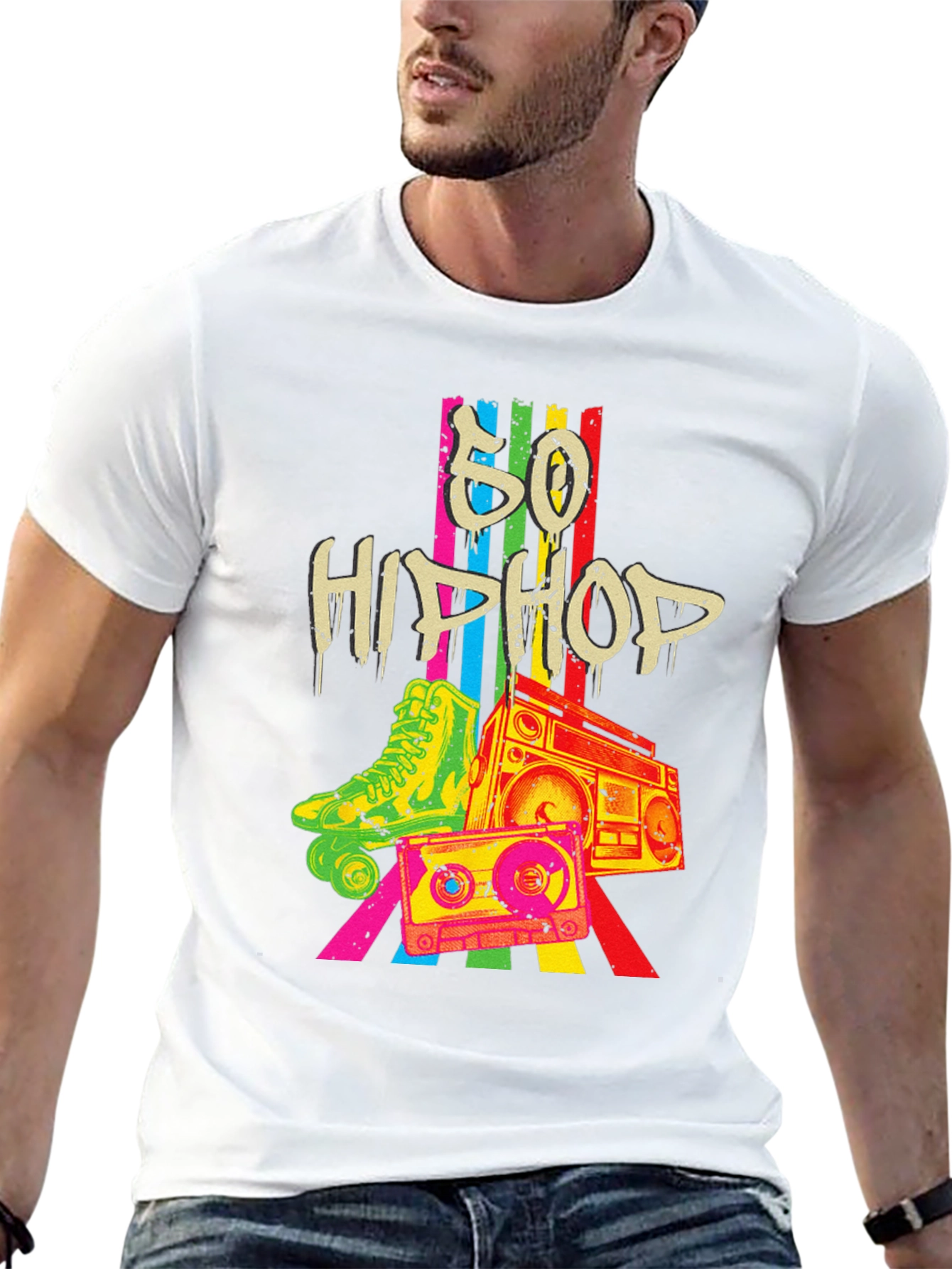 Retro 80s Hip Hop Graphic Tee
