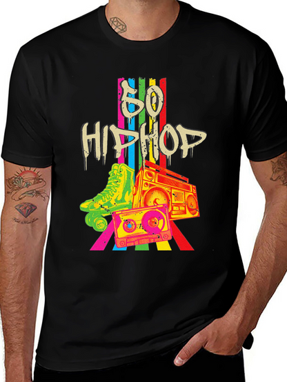 Retro 80s Hip Hop Graphic Tee