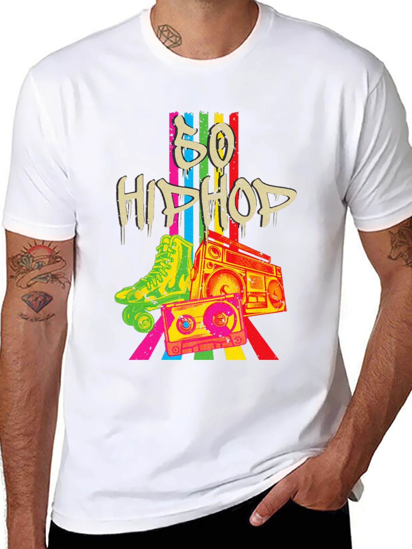 Retro 80s Hip Hop Graphic Tee