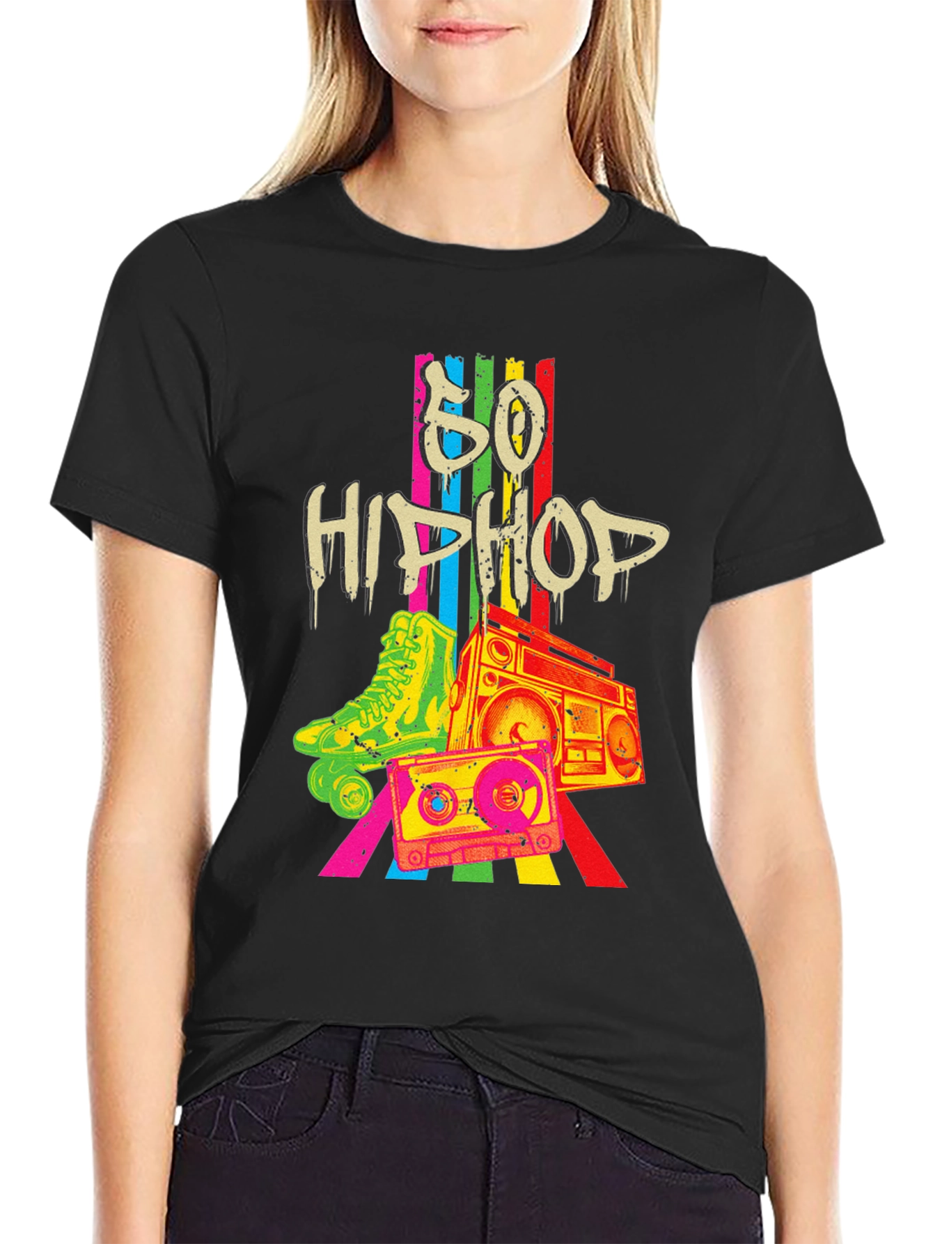 Retro 80s Hip Hop Graphic Tee