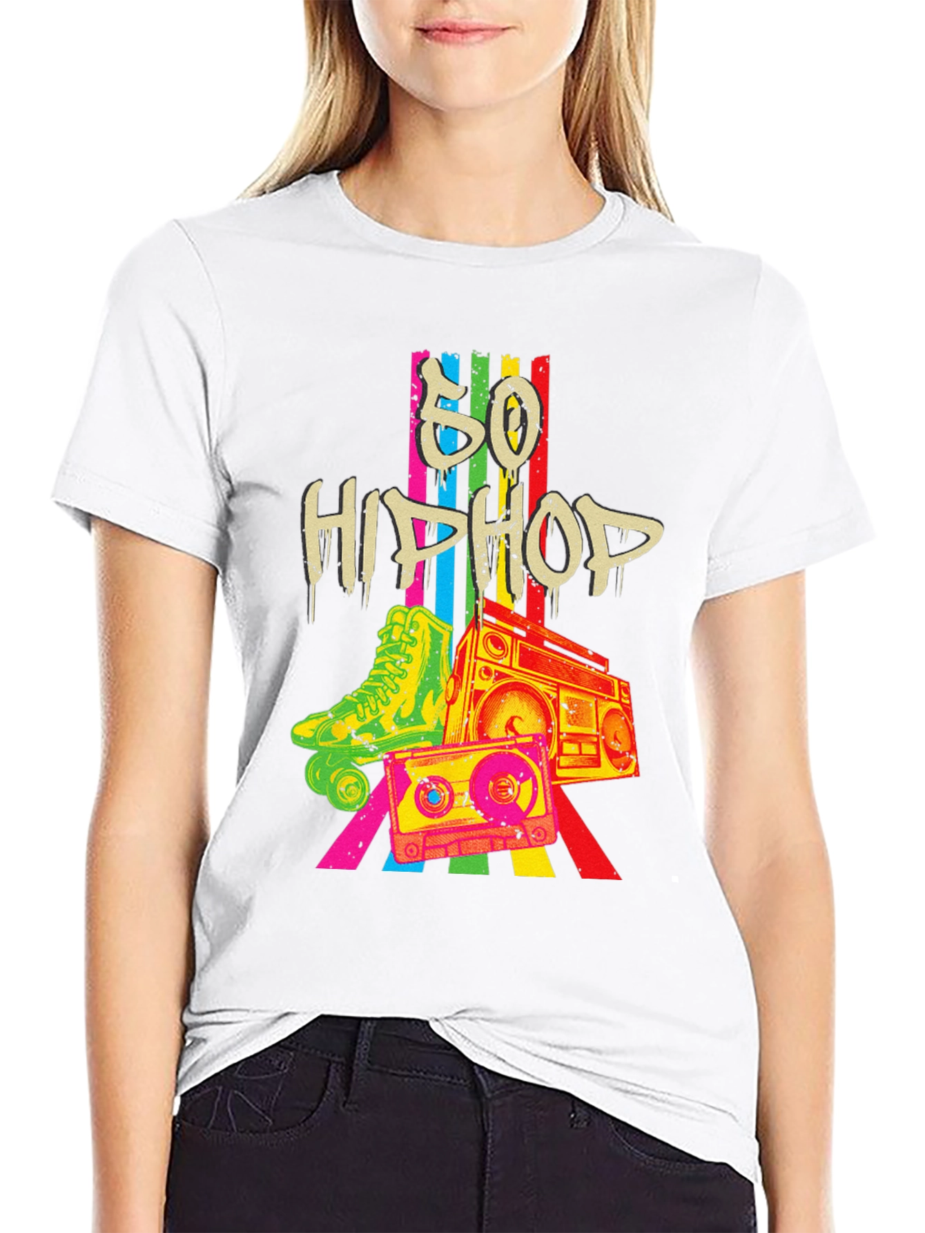 Retro 80s Hip Hop Graphic Tee