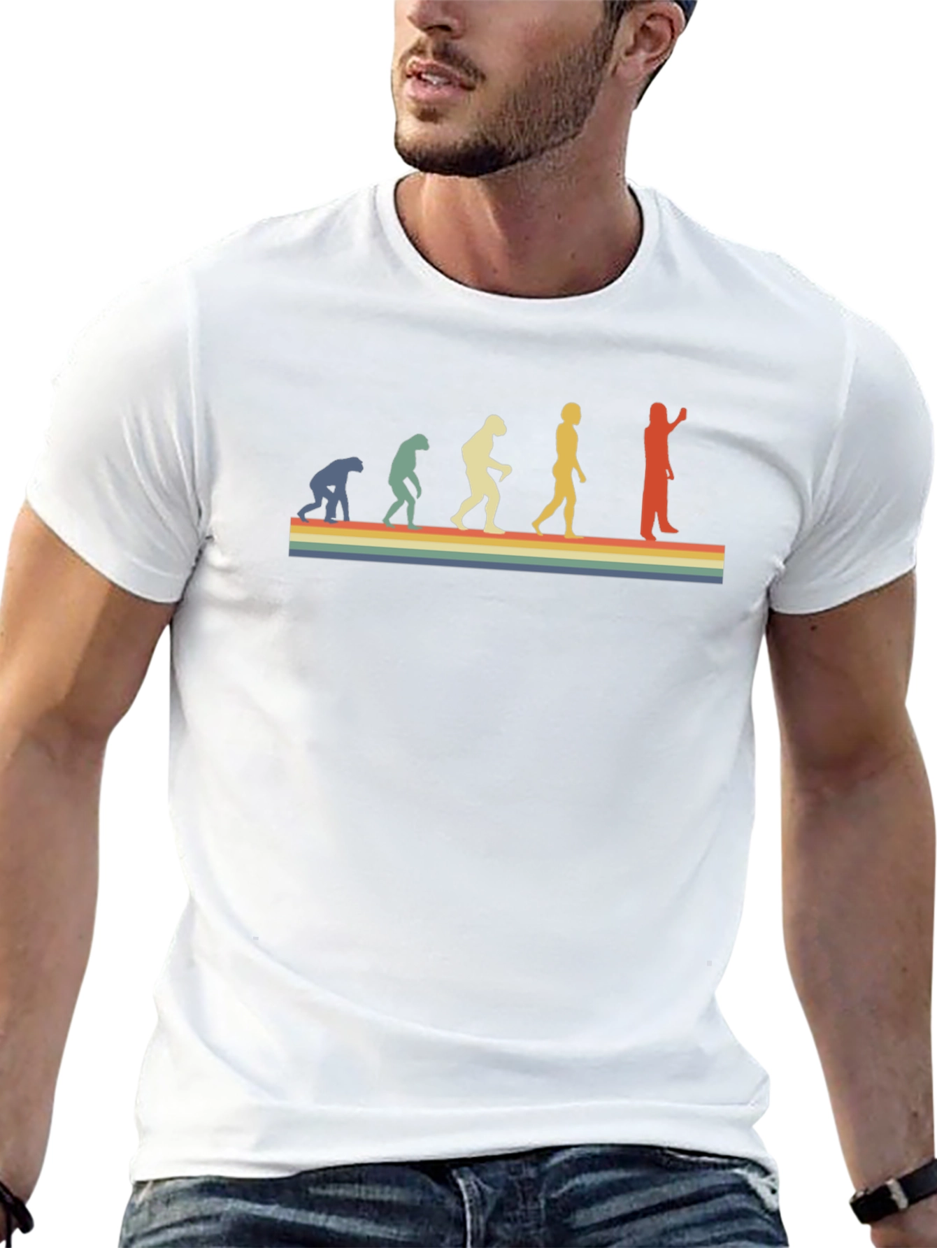 Evolution T-Shirt - Retro Style