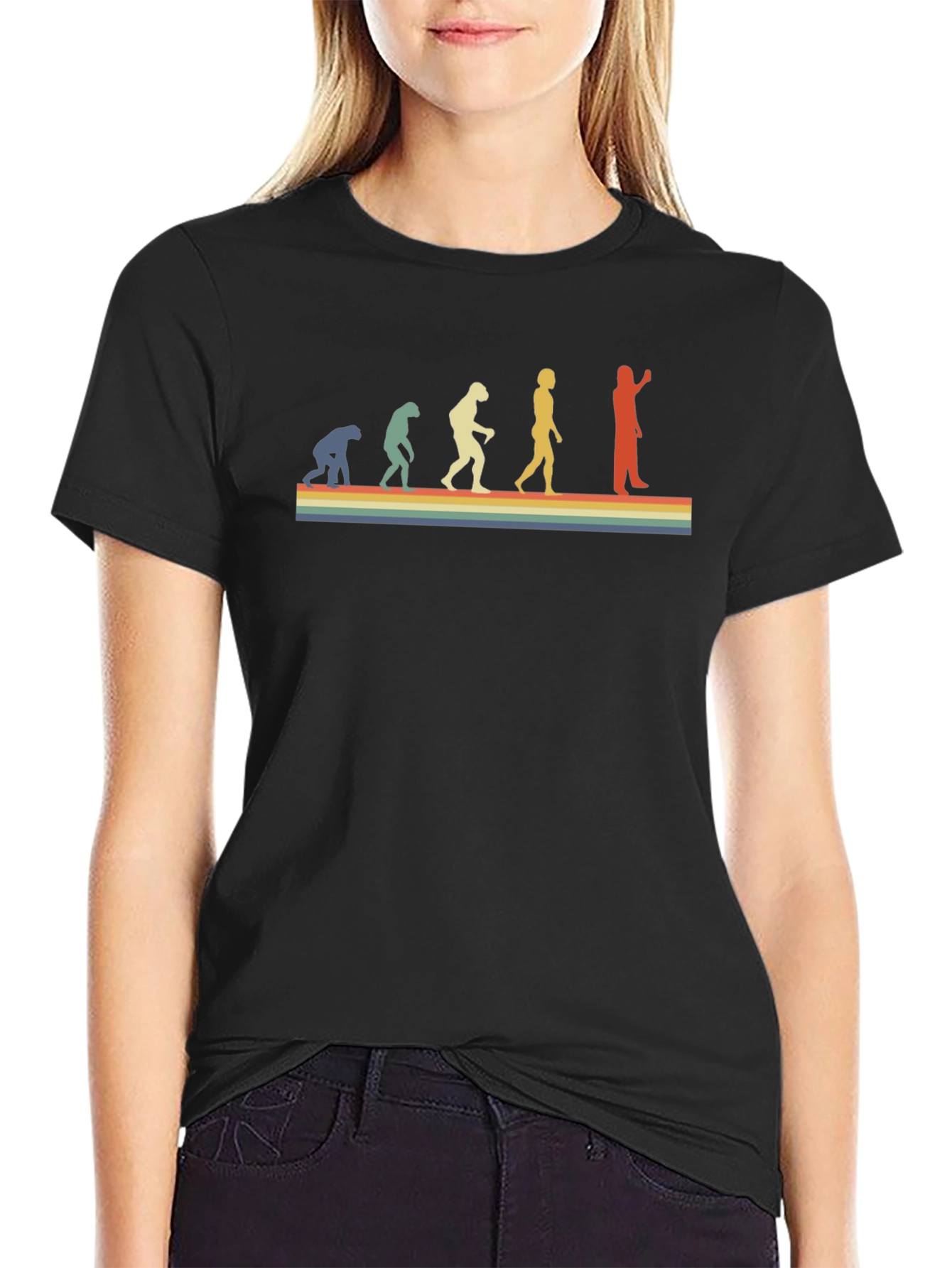 Evolution T-Shirt - Retro Style