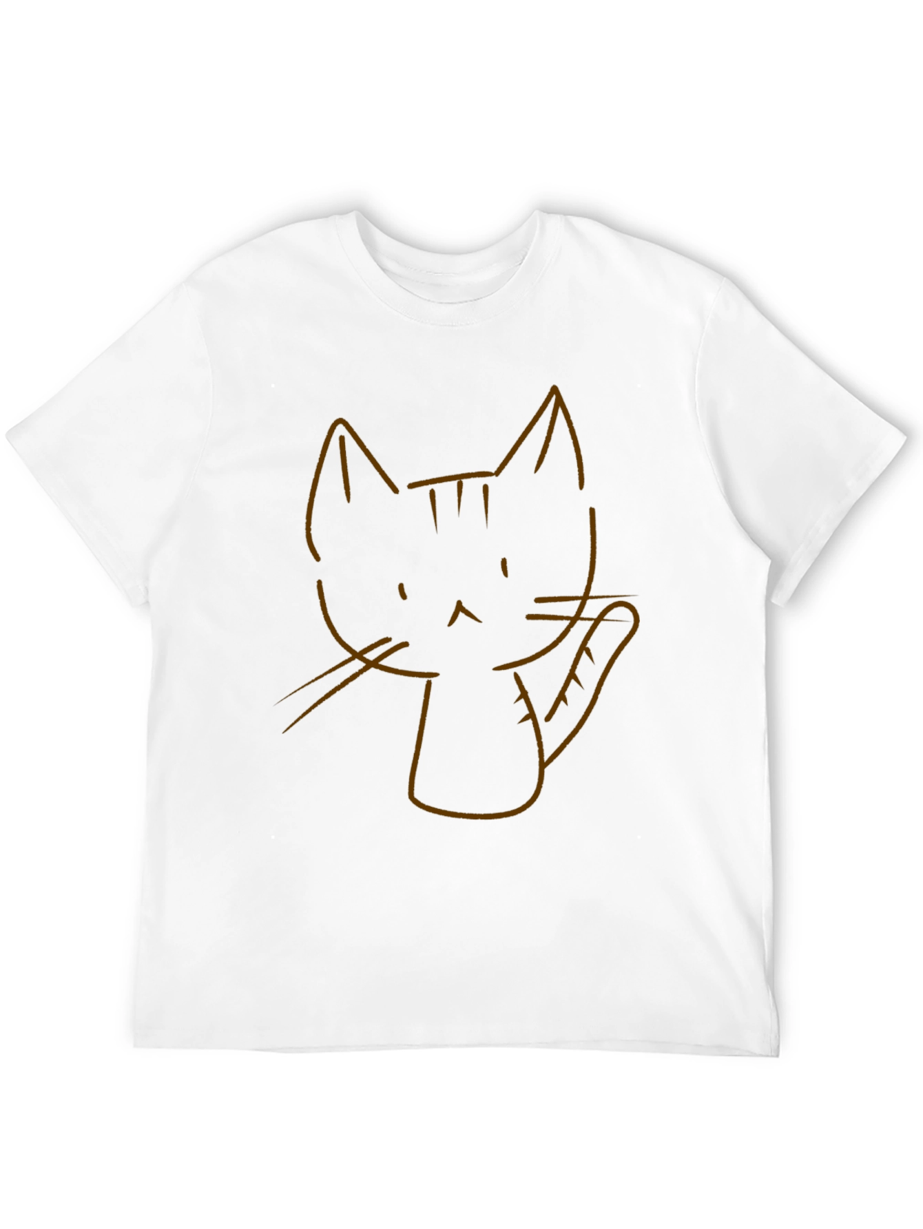 Cool Cat Graphic Tee - Black