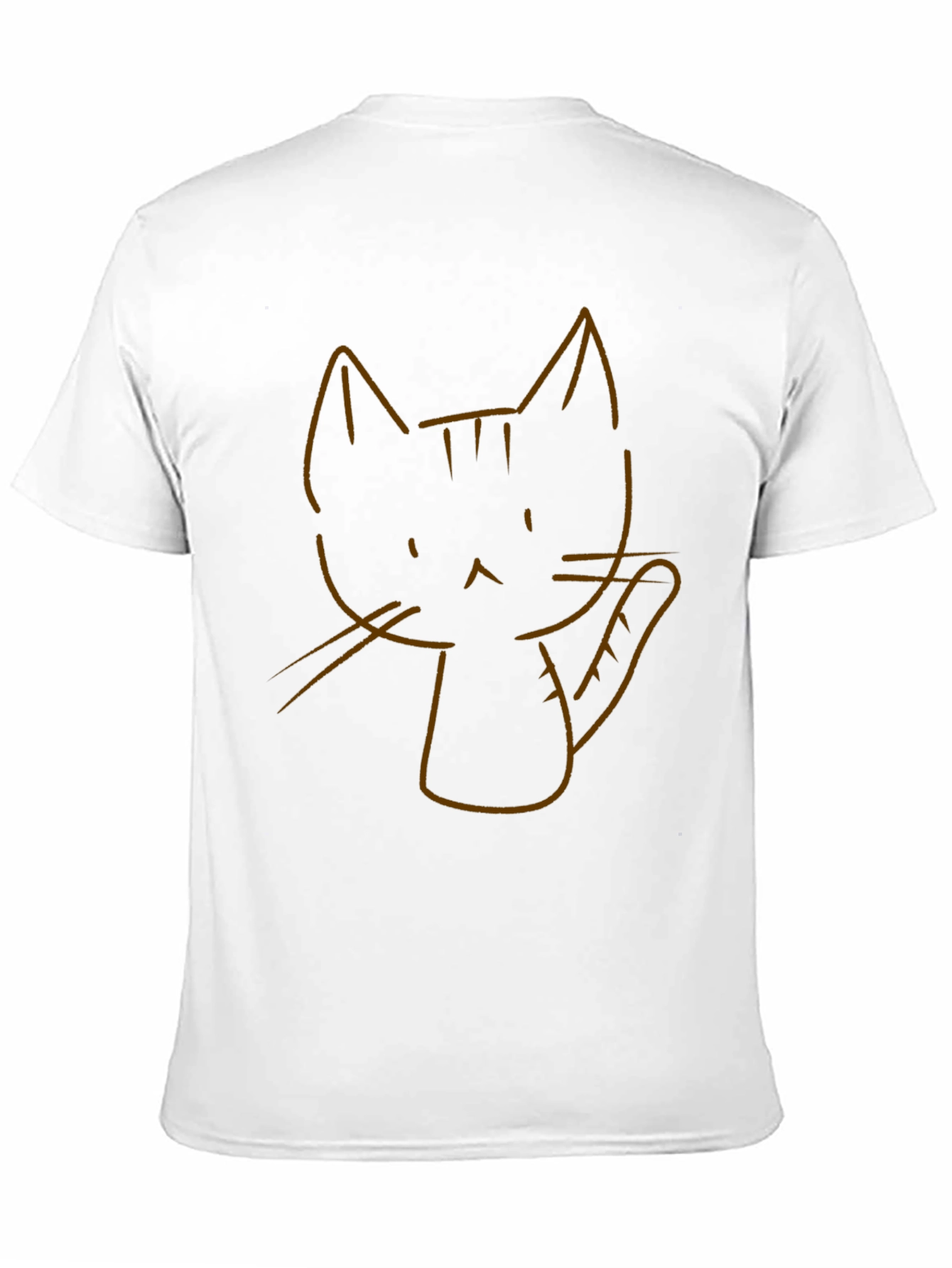 Cool Cat Graphic Tee - Black