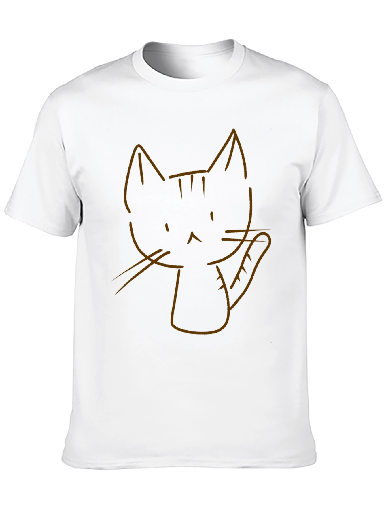 Cool Cat Graphic Tee - Black