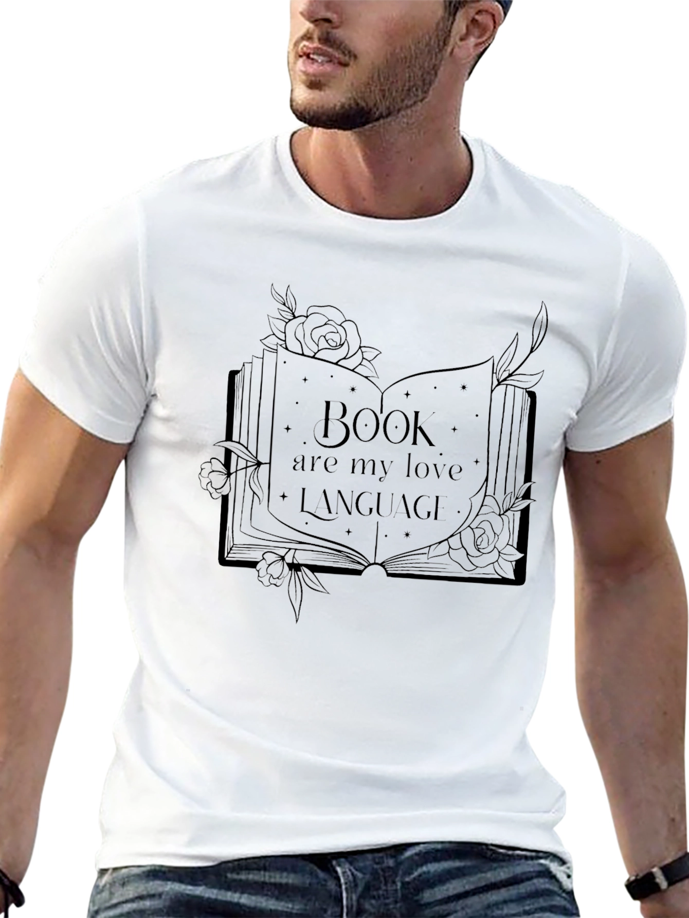 Book Lovers T-Shirt: Books Are My Love Language
