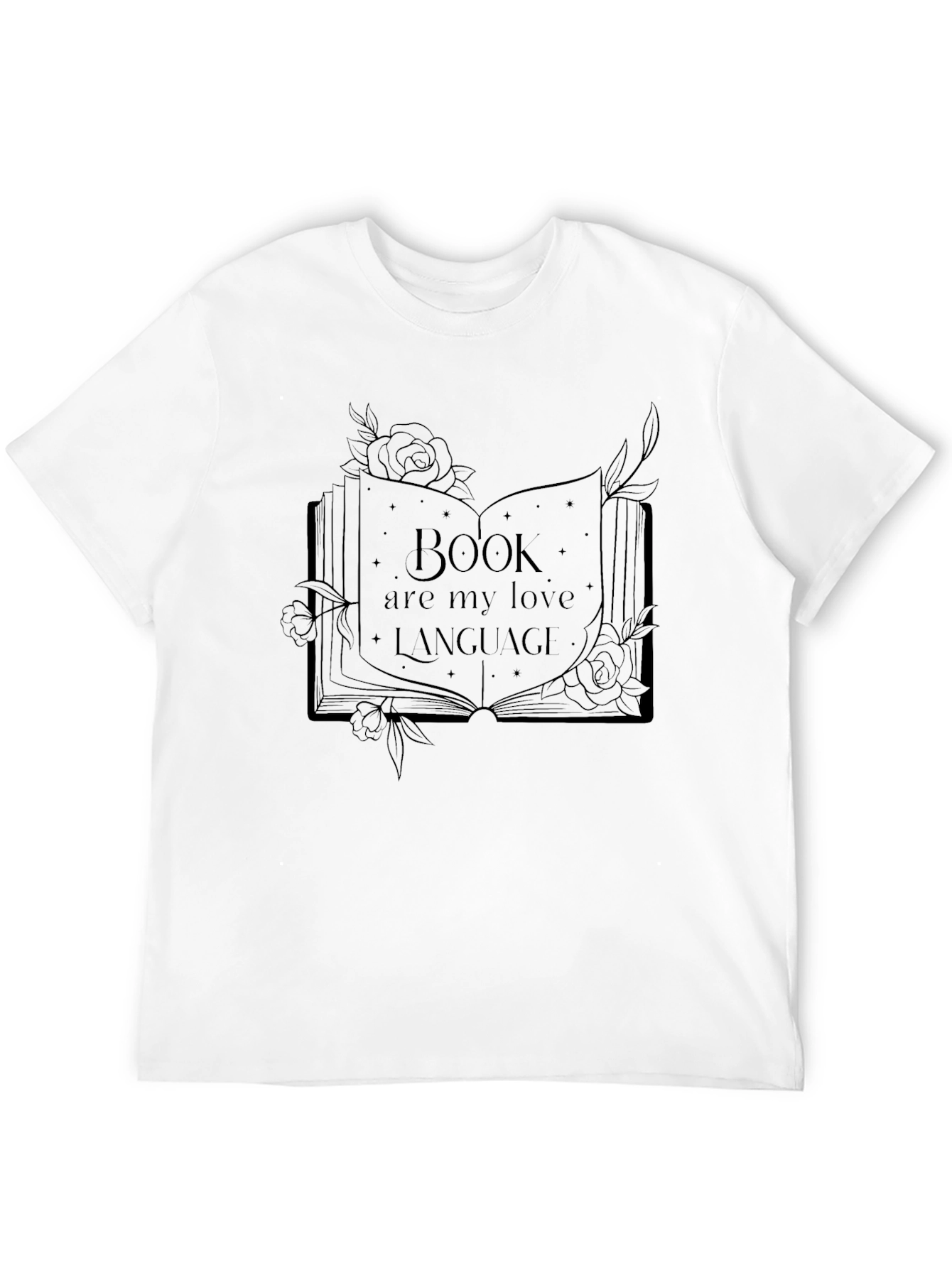Book Lovers T-Shirt: Books Are My Love Language