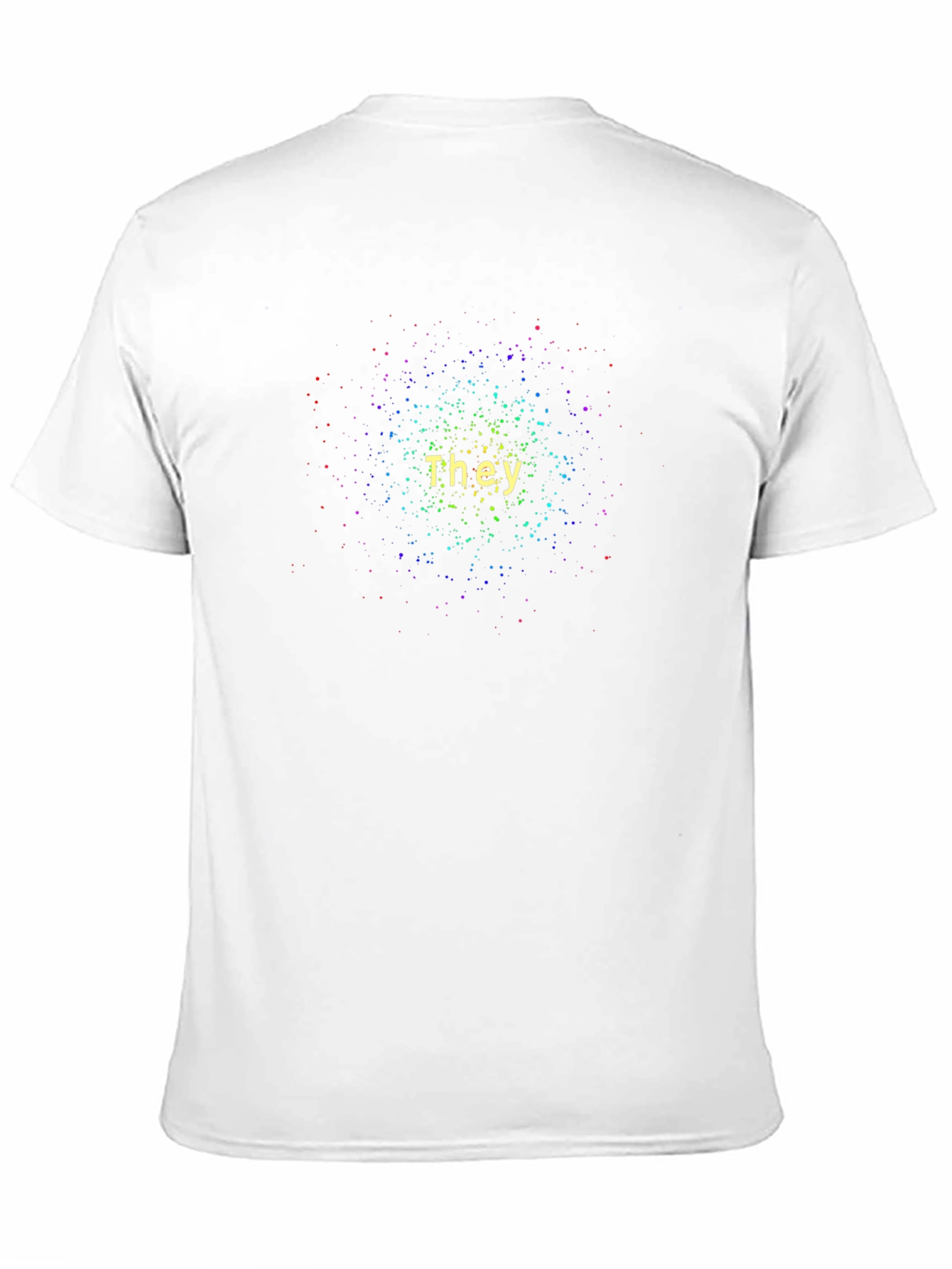 They Pronoun Galaxy T-Shirt - Black Unisex