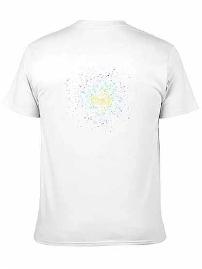They Pronoun Galaxy T-Shirt - Black Unisex