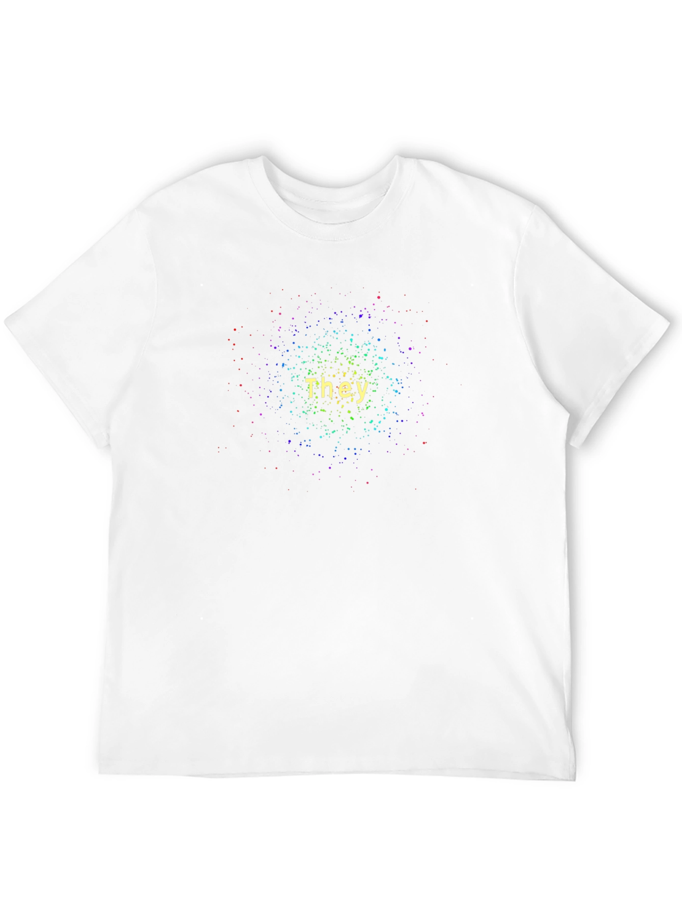 They Pronoun Galaxy T-Shirt - Black Unisex