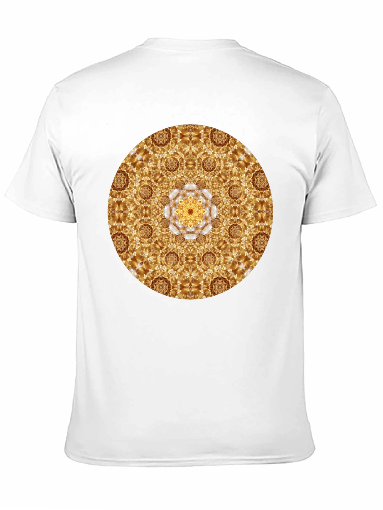 Gold Mandala Graphic Tee - Stylish Casual Wear