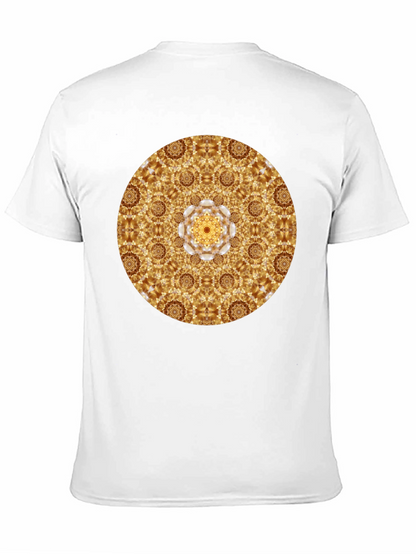 Gold Mandala Graphic Tee - Stylish Casual Wear