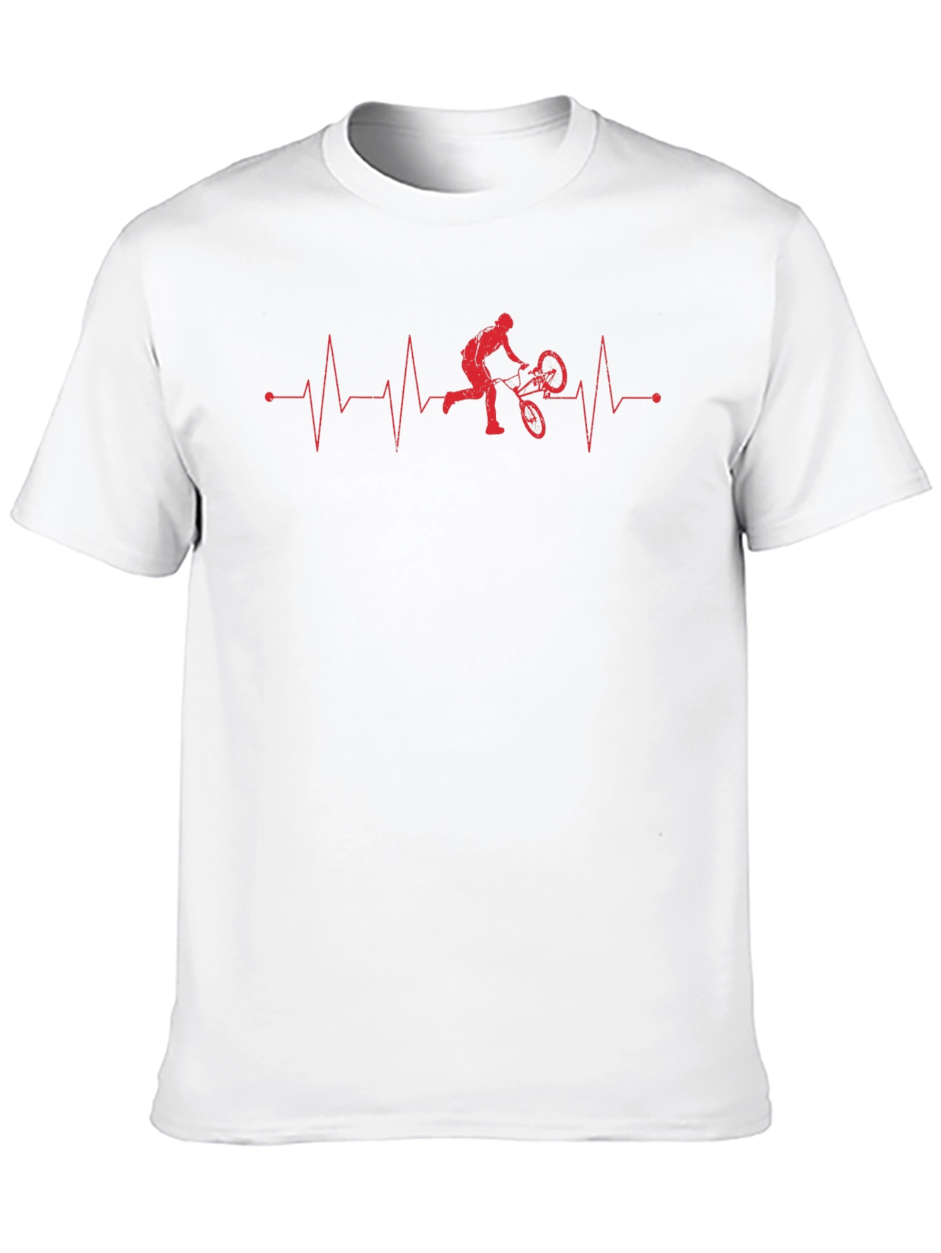Mountain Bike Heartbeat Graphic Tee