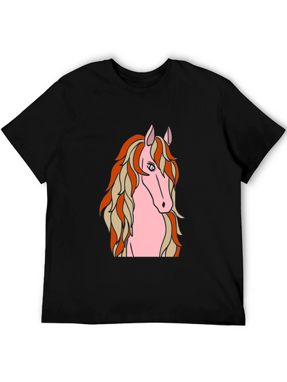 Horse Graphic Black T-Shirt