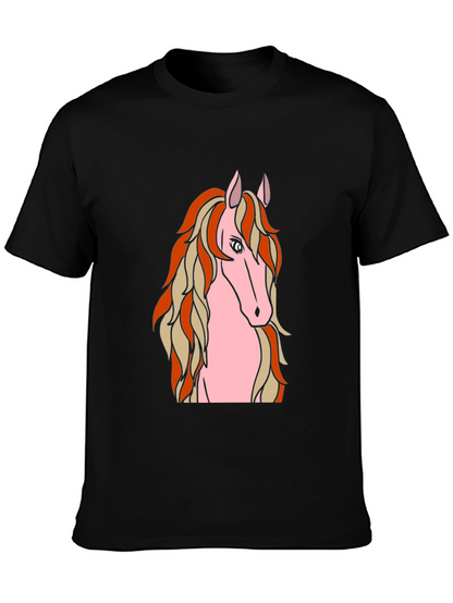 Horse Graphic Black T-Shirt