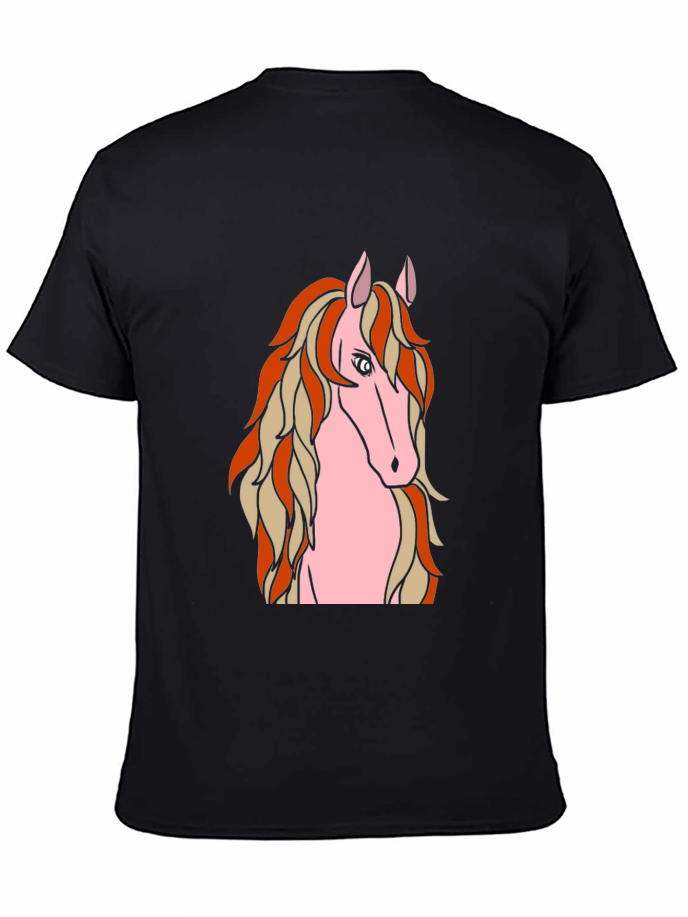 Horse Graphic Black T-Shirt