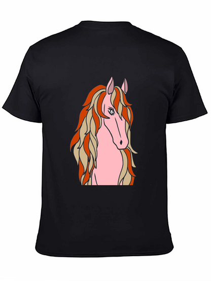 Horse Graphic Black T-Shirt