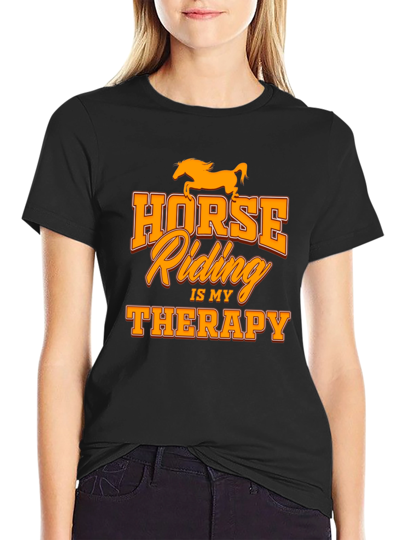Horse Riding is My Therapy T-Shirt