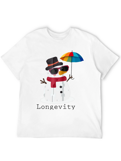Whimsical Snowman Graphic Tee