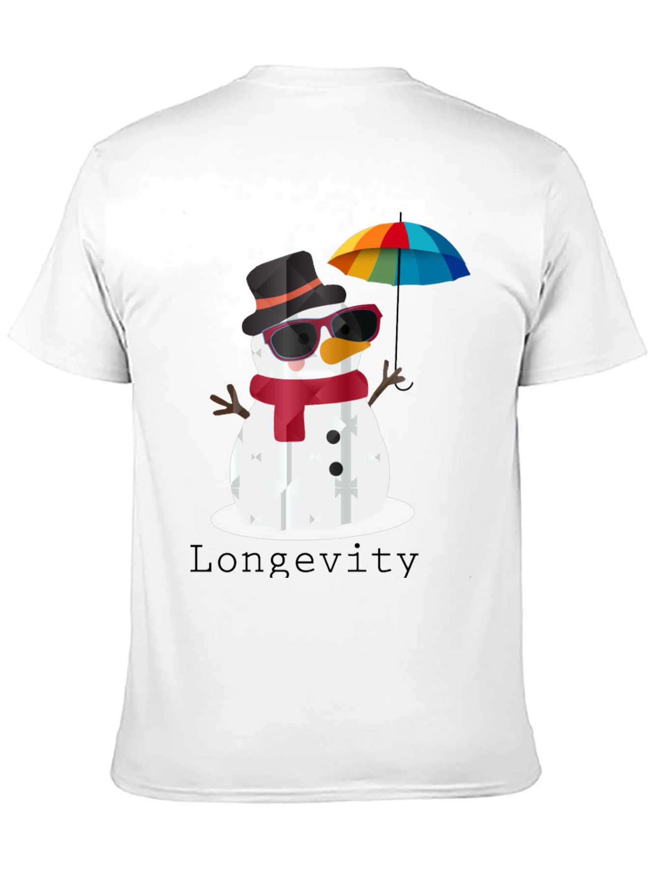 Whimsical Snowman Graphic Tee