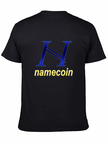 Namecoin Logo T-Shirt - Black Cotton Tee
