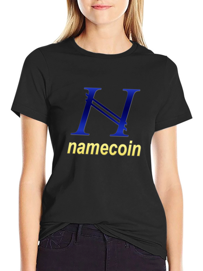 Namecoin Logo T-Shirt - Black Cotton Tee