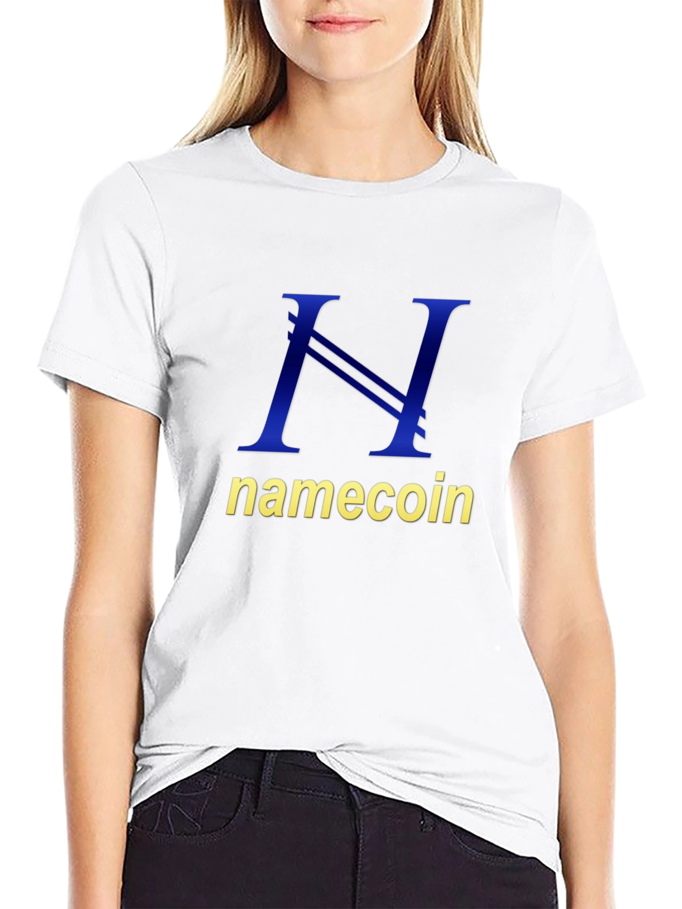 Namecoin Logo T-Shirt - Black Cotton Tee