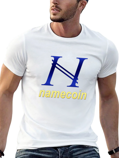 Namecoin Logo T-Shirt - Black Cotton Tee