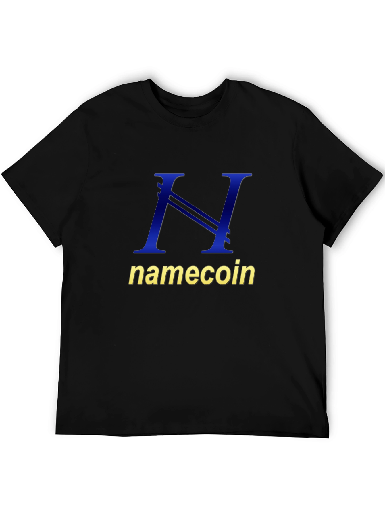 Namecoin Logo T-Shirt - Black Cotton Tee