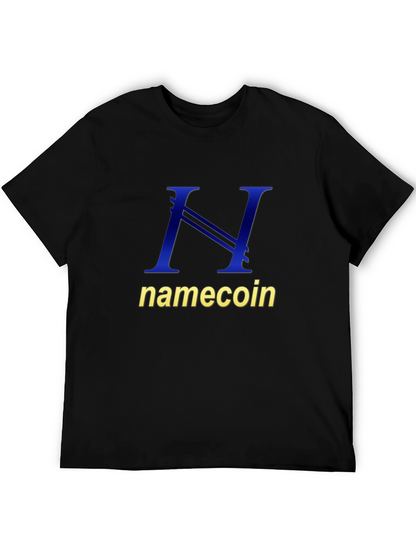 Namecoin Logo T-Shirt - Black Cotton Tee
