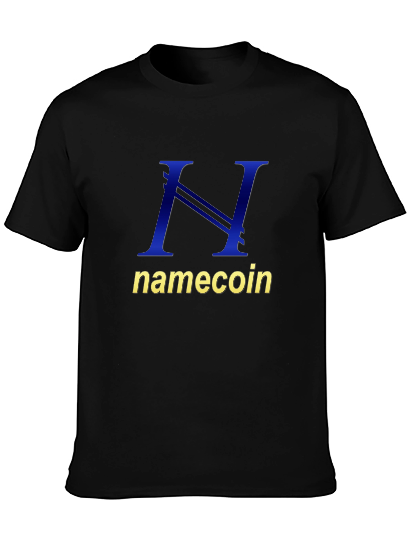 Namecoin Logo T-Shirt - Black Cotton Tee