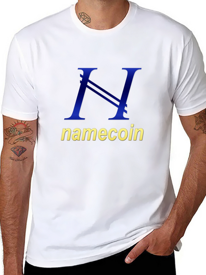 Namecoin Logo T-Shirt - Black Cotton Tee