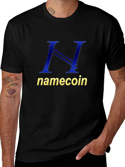 Namecoin Logo T-Shirt - Black Cotton Tee