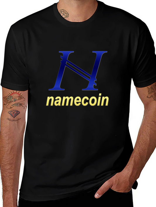 Namecoin Logo T-Shirt - Black Cotton Tee