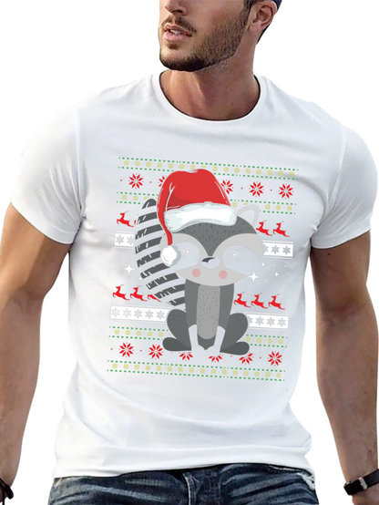 Christmas Raccoon T-Shirt