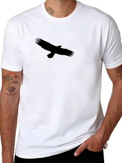 Black Eagle Graphic Tee - Mens Casual Shirt