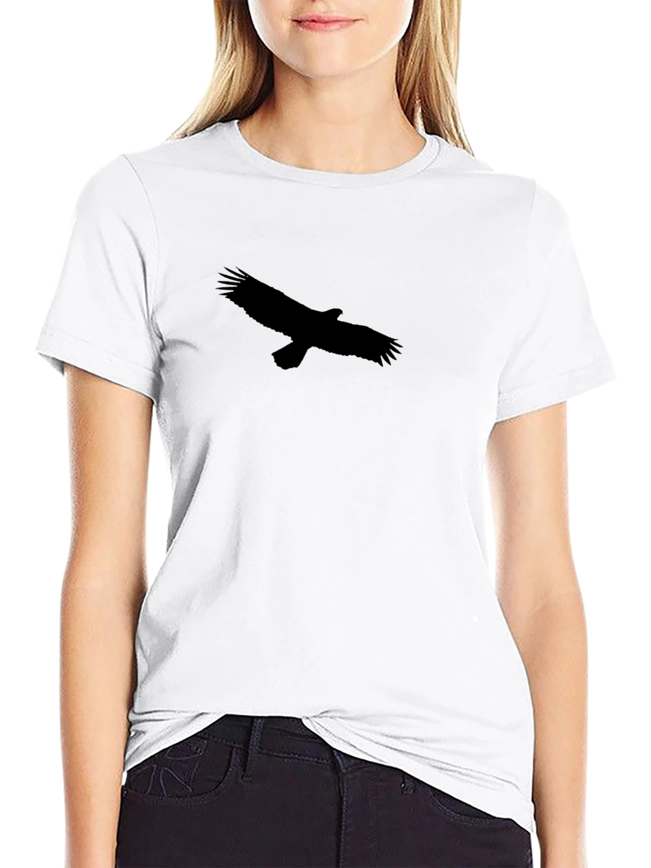 Black Eagle Graphic Tee - Mens Casual Shirt