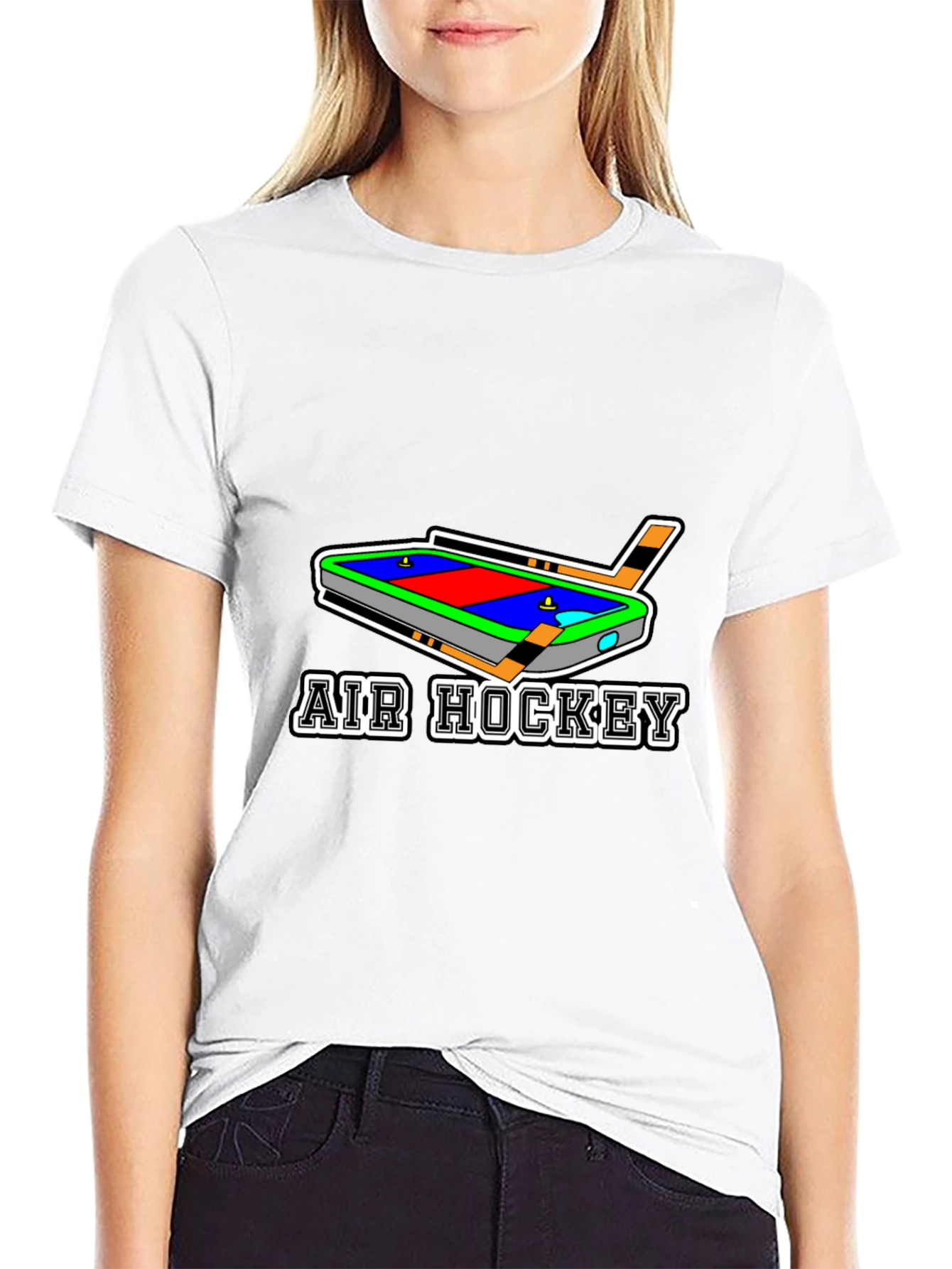 Air Hockey Graphic Tee Shirt