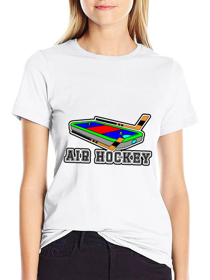 Air Hockey Graphic Tee Shirt