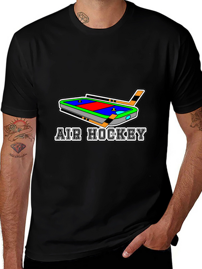 Air Hockey Graphic Tee Shirt
