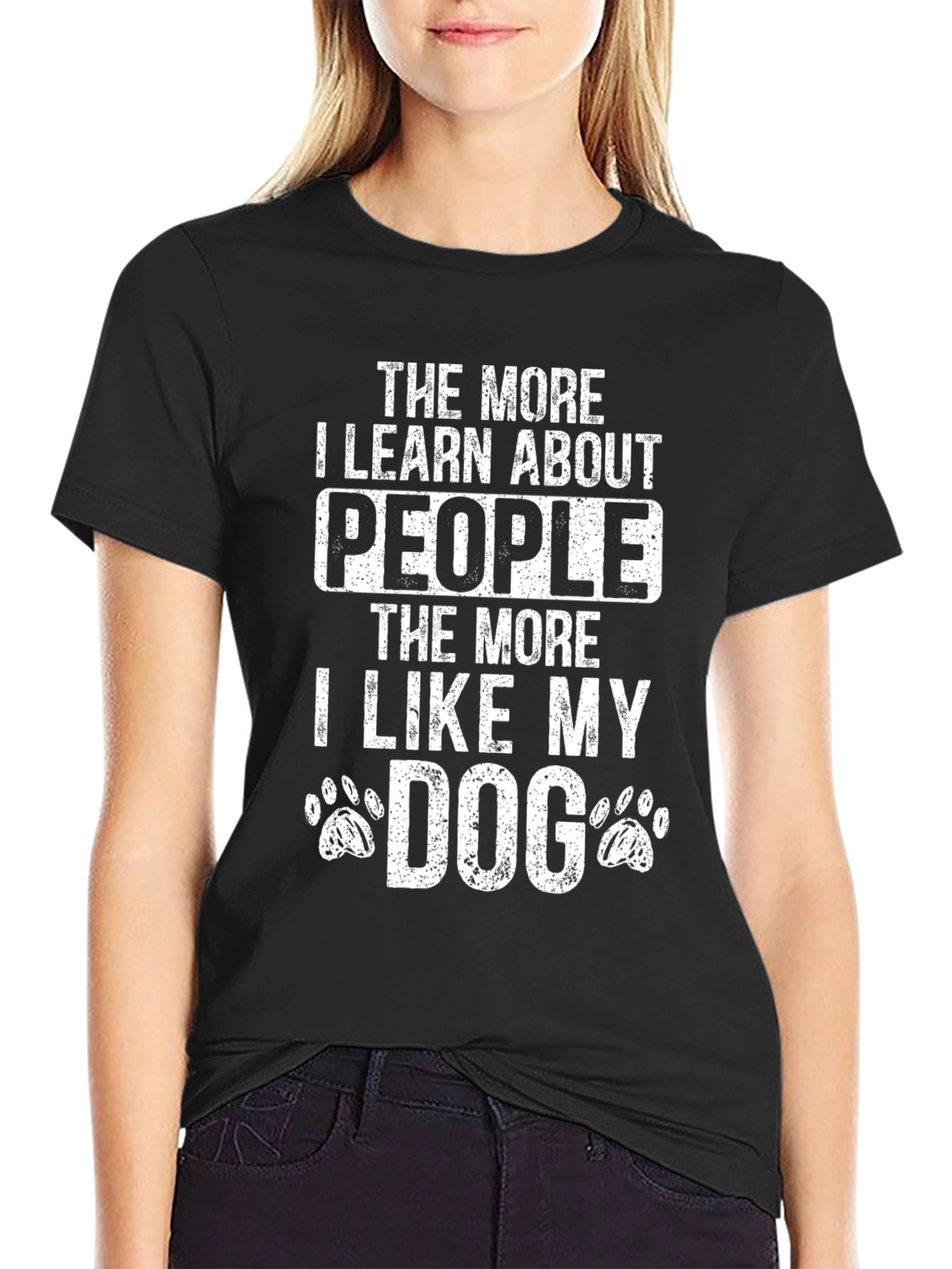 Funny Dog Lover T-Shirt - I Like My Dog