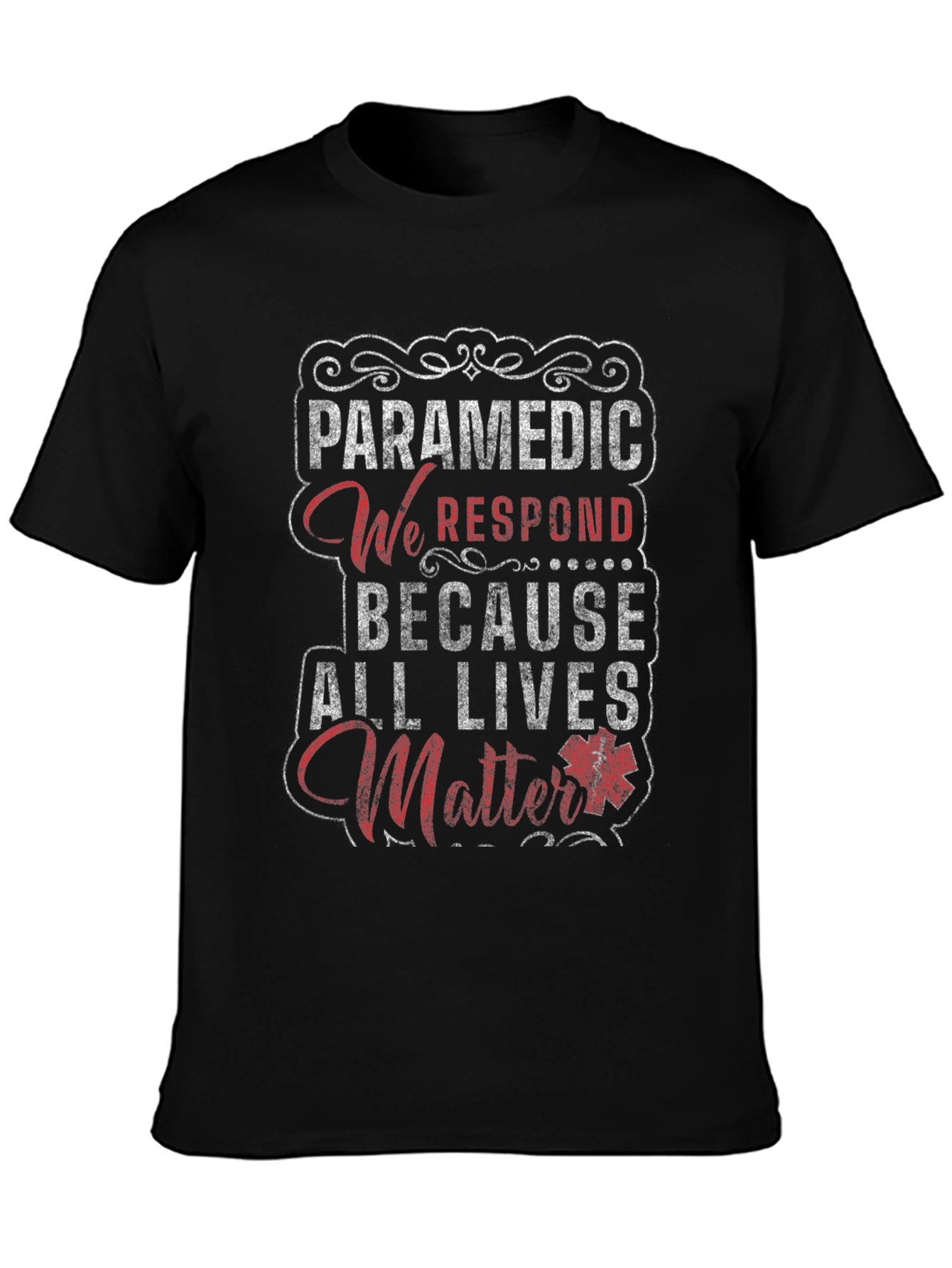 Paramedic All Lives Matter Graphic T-Shirt