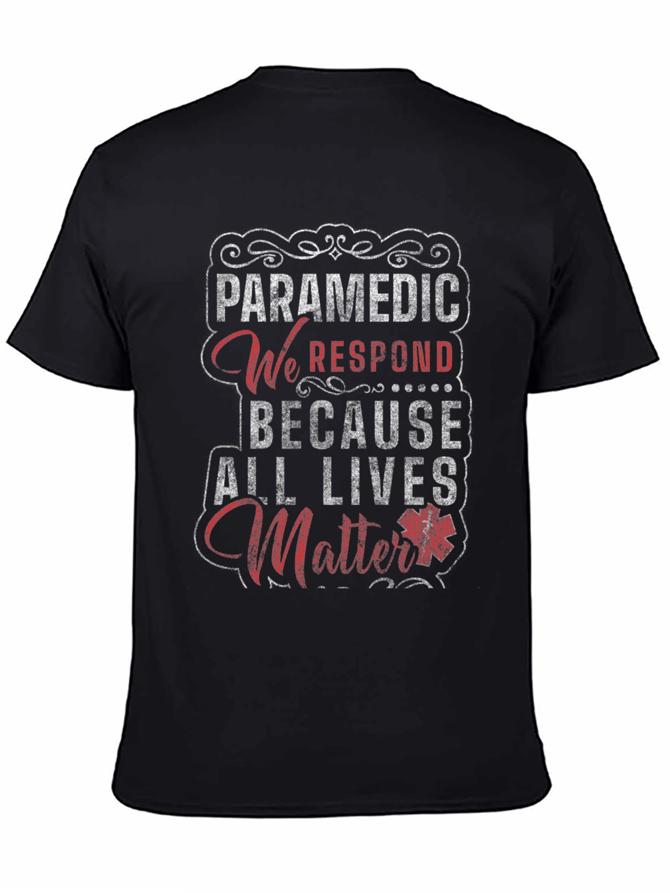 Paramedic All Lives Matter Graphic T-Shirt