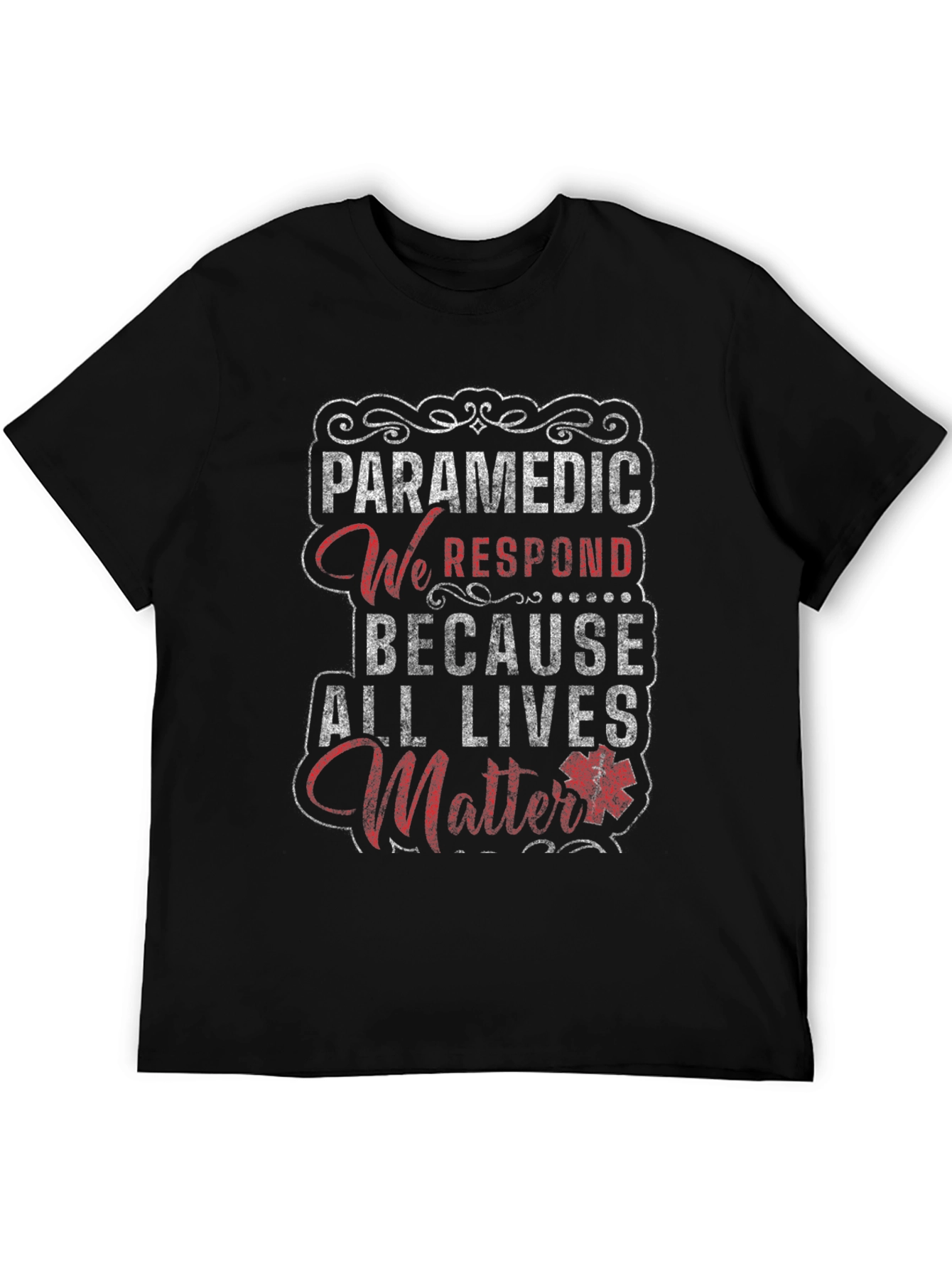 Paramedic All Lives Matter Graphic T-Shirt