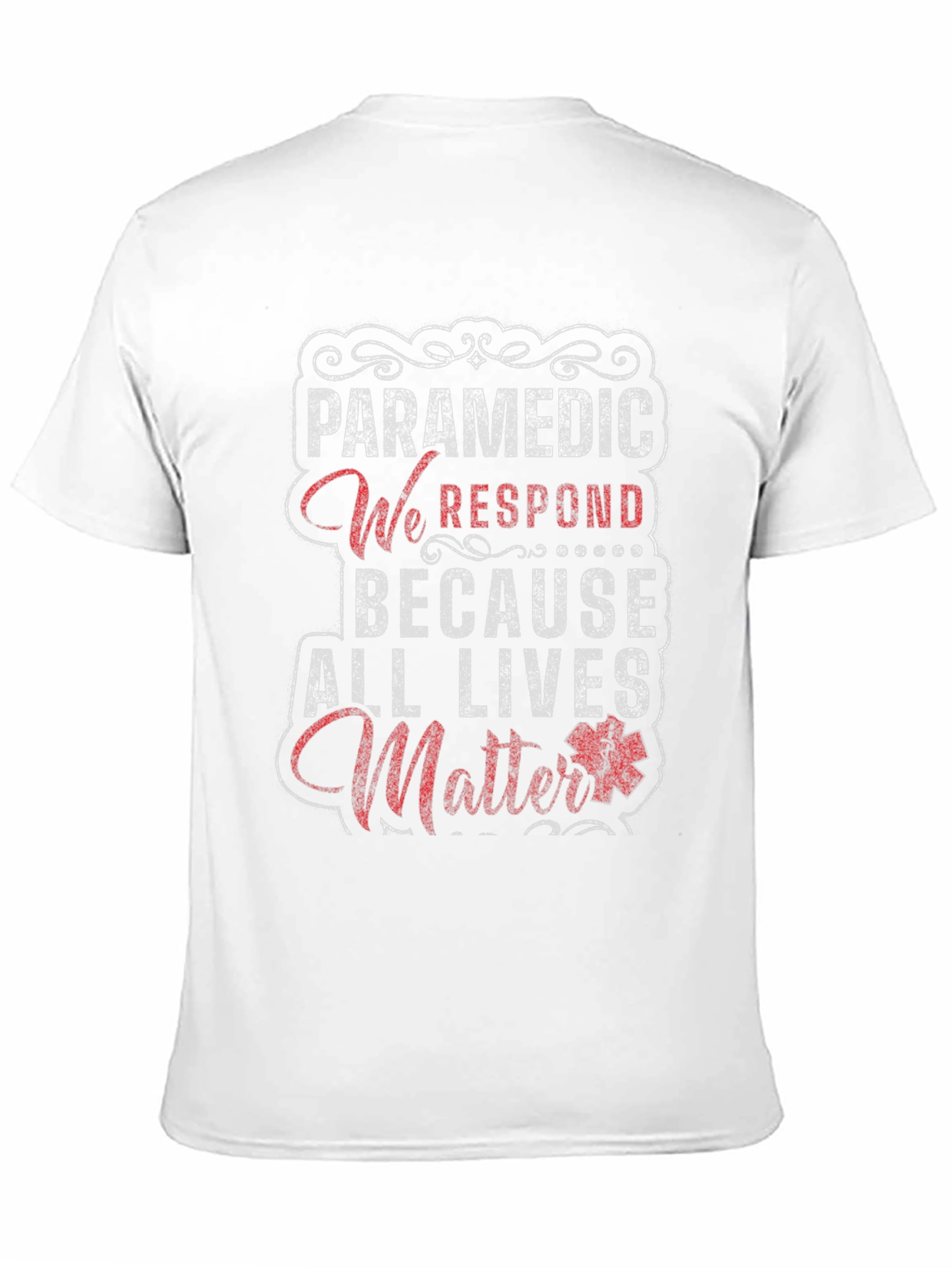 Paramedic All Lives Matter Graphic T-Shirt