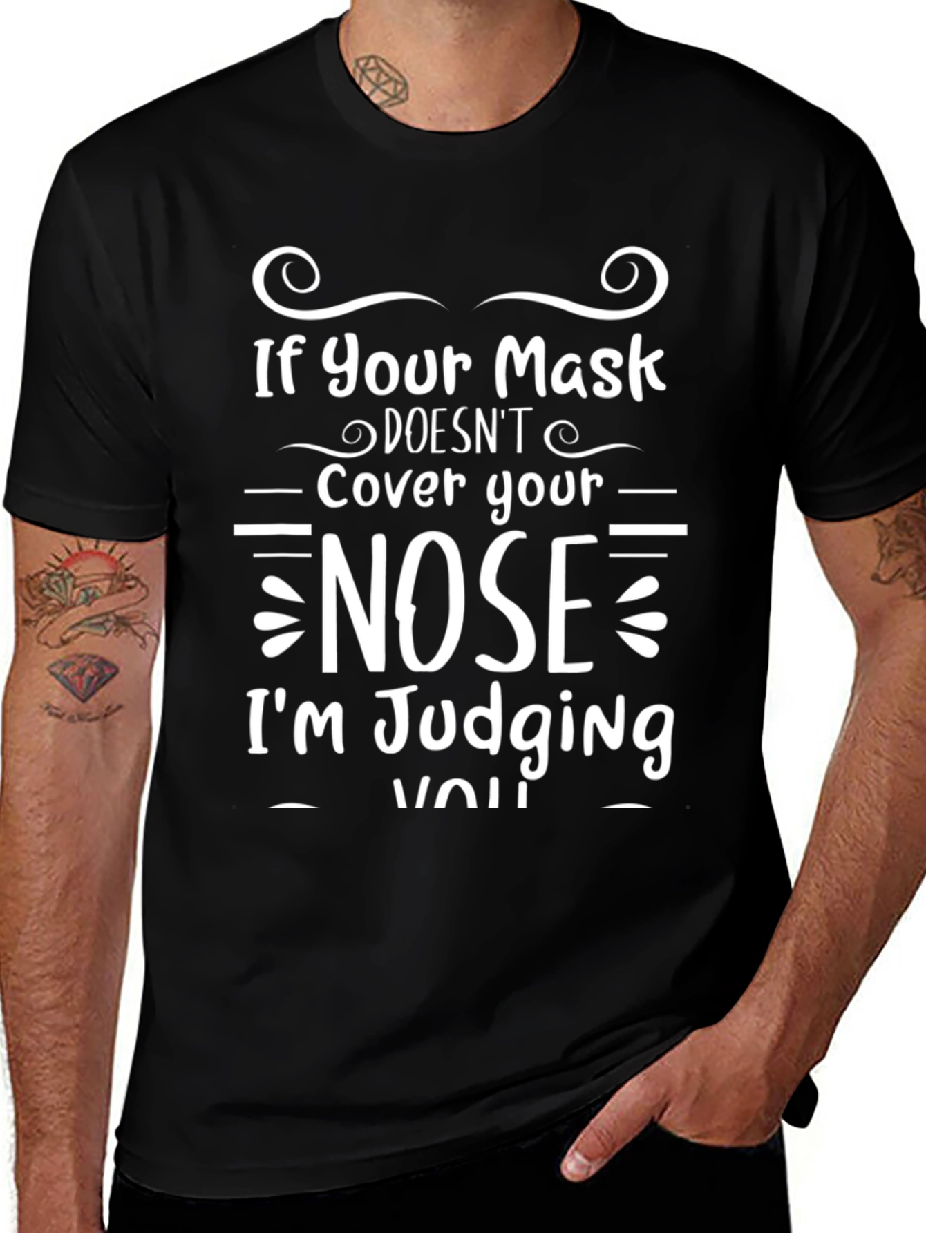 Nose Cover Judgement T-Shirt
